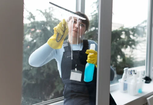Nettoyage de vitres intérieures et extérieures à Neuville-aux-Bois
